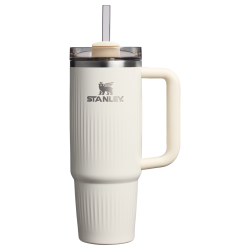 Термос The Quencher H2.0, Fluted, Tumbler, Cream Gloss, 890 ml
