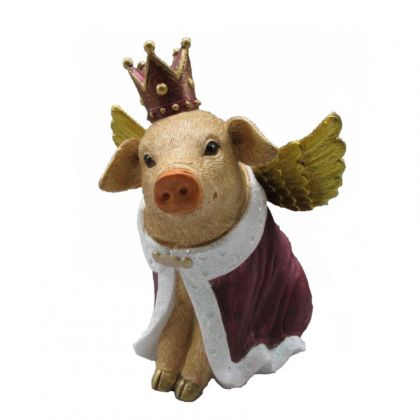 Декоративна Фигура MAIALE CON CORONA