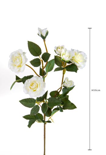 Декоративно Изкуствено Цвете White RO276