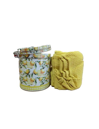 Кухненска Кърпа лимони жълта