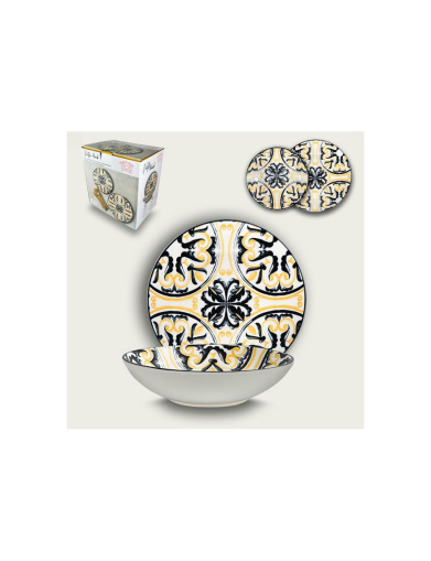 Сервиз Чинии Vietri Black, 12 части ACR978