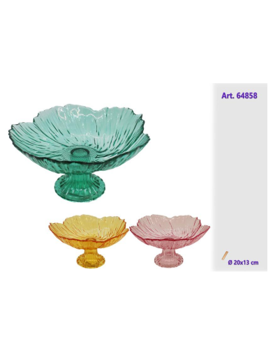 Стъклена Купа "Лале" 20х13см STA27923