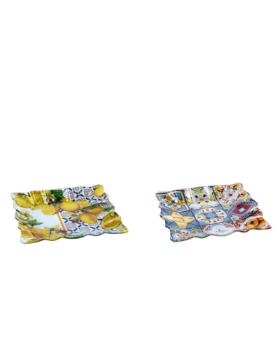 Квадратна Чиния "Италиански мотиви" 20см  STA27926