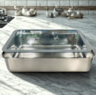 Тава с капак стомана