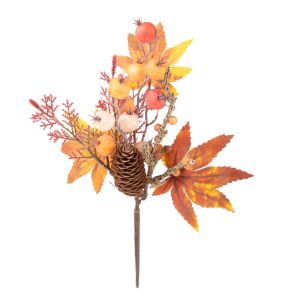 Декоративно Изкуствено Цвете букет с"Шишарка" FK015