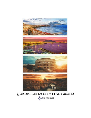 Картина CITY ITALY PAINTING 38x110cm